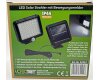LED Solar Wandleuchte m. Bewegungsmelder 300lm 6000K Akku externe Solarzelle