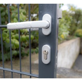 Netzkabel mit Fußschalter blanke Enden 2m lang weiß