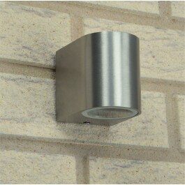 LED-Wandleuchte CTW-1 für 1x GU10 IP44 Edelstahl...