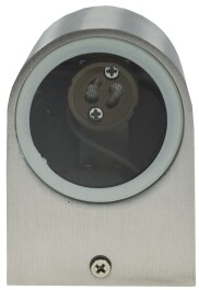 LED-Wandleuchte CTW-1 für 1x GU10 IP44 Edelstahl poliert