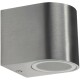 LED-Wandleuchte CTW-1 für 1x GU10 IP44 Edelstahl poliert