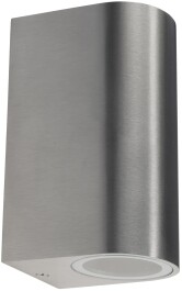 LED-Wandleuchte CTW-2 für 2x GU10 IP44 Edelstahl...