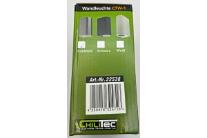 LED-Wandleuchte CTW-2 für 2x GU10 IP44 Edelstahl poliert
