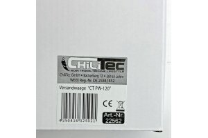 Paketwaage / Versandwaage CT PW-120 0,2-120kg 27x27cm Edelstahl-Platte