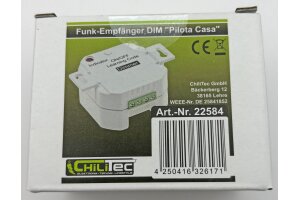 Funk-Empfänger DIM für Pilota Casa dimmt Halogen- (150W) + LED-Lampen (60W)