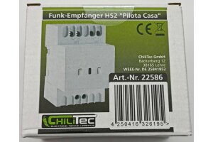 Funk-Empfänger HS2 für Pilota Casa max. 3600W 2fach Schalter f. Hutschiene