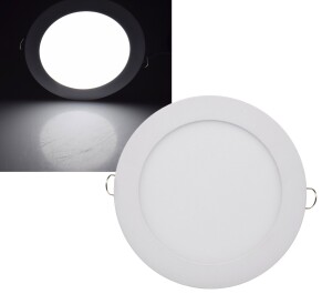 LED Licht-Panel QCP-17R Ø 17cm 230V 12W...