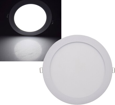 LED Licht-Panel QCP-22R Ø 22,5cm 230V 18W 1620 Lumen,4200K /neutralweiß