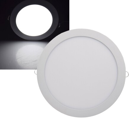 LED Licht-Panel QCP-30R Ø 30cm 230V 24W 2160 Lumen,4200K /neutralweiß