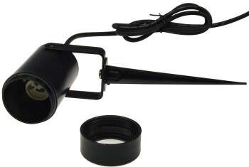 Gartenleuchte KGL-110 schwarz 1,5m Kabel+Stecker...