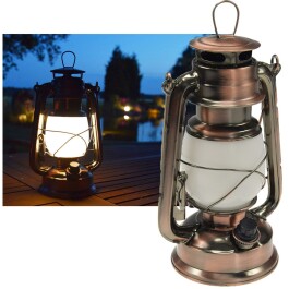 LED Camping Laterne CT-CL Copper ØxH 12x23,5cm 4x...
