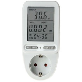 Energiekosten-Messgerät CTM-808 Pro LC-Display...