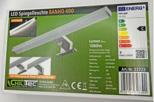 LED Spiegelleuchte Banho 400 230V 7W 1080lm 40cm Neutralweiß