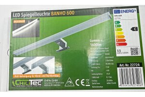 LED Spiegelleuchte Banho 600 230V 11W 1600lm 60cm Neutralweiß