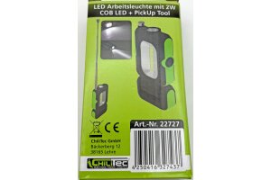 LED Arbeitsleuchte CAL-COB Flexi 3W 220Lumen Haken Magnetfuß PickUp