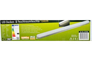 Wand-& Deckenleuchte HP-63 IP65 150cm 56W 4000k neutralweiß 6600 Lumen