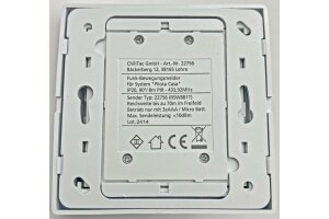Funk-Bewegungsmelder für Pilota Casa IP20 90°/8m PIR Aufputz 30mm flach