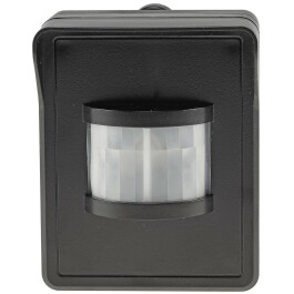Funk-Bewegungsmelder für Pilota Casa IP44 90°/8m PIR Aufputz schwarz