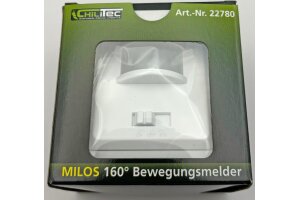 MILOS Bewegungsmelder 160° weiß matt LED geeignet  250V~ Unterputz 3-Draht