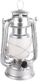 LED Camping Laterne CT-CL Silver ØxH 12x23,5cm 4x...