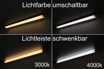 LED Unterbauleuchte CT-LSW 56 56cm 913lm 8 Watt 2700K +...