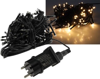 LED Aussen-Lichterkette CT-ALK100 10m warmweiß...