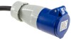 CEE auf Schutzkontakt-Stecker 0,35m 230V Adapter für Wohnwagen Camping