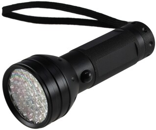 LED-Taschenlampe mit 51 UV LEDs Schwarzlicht ØxL...