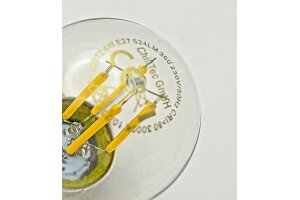 LED Tropfenlampe E27 Filament T4 3000k 524lm 230V/4W warmweiß