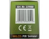 MILOS Bewegungsmelder 160°,weiß matt LED geeignet  250V~ Unterputz 2-Draht