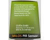 MILOS Bewegungsmelder 160°,weiß matt LED geeignet  250V~ Unterputz 2-Draht