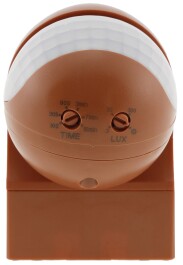 Aufputz Bewegungsmelder CBM-Slim 180° LED geeignet IP44 1-800W ziegelrot