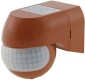 Aufputz Bewegungsmelder CBM-Slim 180° LED geeignet IP44 1-800W ziegelrot
