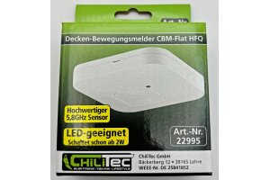 Bewegungsmelder Aufputz HF CBM-HFQ LED geeignet 8m Detektion 800W weiß