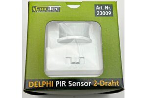 DELPHI Bewegungsmelder 160° weiß LED geeignet  250V~ Unterputz 2-Draht