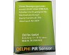 DELPHI Bewegungsmelder 160° weiß LED geeignet  250V~ Unterputz 2-Draht