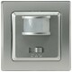 DELPHI Bewegungsmelder 160° silber LED geeignet 250V~ Unterputz 2-Draht