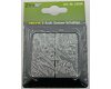 MILOS Serien-Schalter 2-fach Anthrazit 250V~/ 10A inkl. Rahmen UP