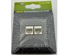 MILOS Netzwerk-Dose 2x CAT6 inkl. Rahmen UP Anthrazit