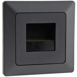 MILOS LED-Einbauleuchte COB Anthrazit 80x80mm 3000k...