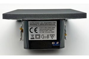 MILOS LED-Einbauleuchte COB Anthrazit 80x80mm 3000k warmweiß 55Lumen