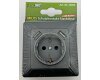 MILOS Schutzkontakt-Steckdose Anthrazit 250V~/ 16A UP 2x USB Buchse je 5V/1A