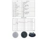 Einbaulautsprecher CTE-30W  2-Wege 80W 8Ohm 234x67mm Rund weiß