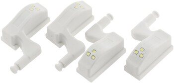 LED Schrankleuchte 4er-Set Batteriebetrieb Drucksensor...