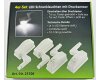 LED Schrankleuchte 4er-Set Batteriebetrieb Drucksensor für Türen