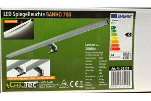 LED Spiegelleuchte Banho 780 230V,14W 2000lm 78cm Neutralweiß
