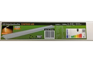 LED Unterbauleuchte Comprido 600 230V 10W 1280lm 60cm 3000K warmweiß