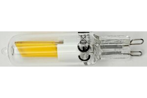LED Stiftsockel G9 4W 500lm 330° 230V 3000k / warmweiß Glas