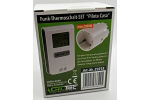 Funk-Thermostat SET Pilota Casa IP20 max. 70m max. 2300W