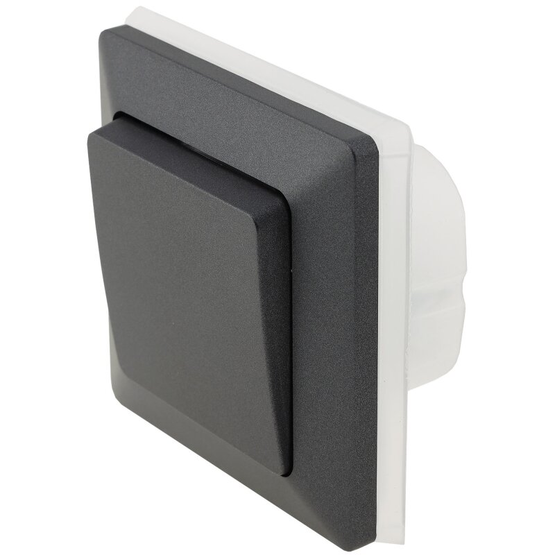 Interruttore doppio impermeabile IP44 da esterno, 10A, 250V